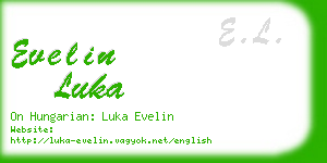 evelin luka business card